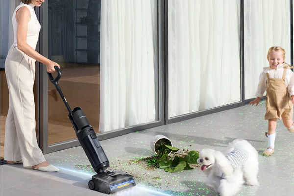 Odkurzacz pionowy Tineco Floor One S7 Stretch Steam Plus czarny